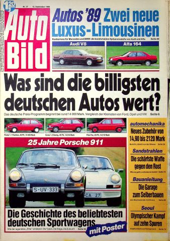 Deckblatt Auto Bild (37/1988)